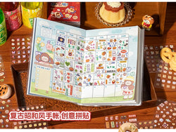 24piece/book Vitality Party Series Cut Film Sticker Book Y2K Journal Handbook Scrapbooking Kawaii Decoration Sticker Gift (ONLINE ORDER ONLY)