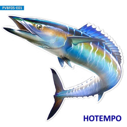 20cm 7.87inch Big Size Sea Fish Tuna Snapper Perch Waterproof Stickers for Fisherman Laptop Luggage Boat Motorcycle Car Sticker (ONLINE ORDER ONLY)