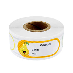 125pcs/roll Adhesive Sticker Food Storage Bags Stickers Labels For Freezer Refrigerator 1x2inch/2.5x5cm (ONLINE ORDER ONLY)