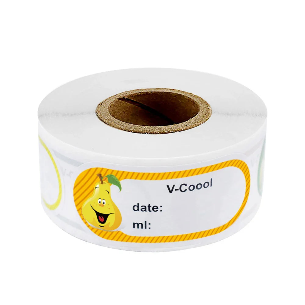 125pcs/roll Adhesive Sticker Food Storage Bags Stickers Labels For Freezer Refrigerator 1x2inch/2.5x5cm (ONLINE ORDER ONLY)