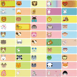 50PCS Animals Cartoon Name Stickers for Toy DIY Luggage Laptop Guitar Skateboard Phone Case Bike Car Sticker (ONLINE ORDER ONLY)