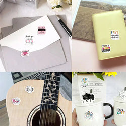 500pcs Cute Reward Stickers Roll with English Thanks Stickers for School Teacher Kids Student Stationery Stickers Kids (Online Order Only)