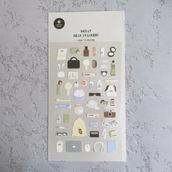 Korean Import Original Suatelier Daily Stickers Scrapbooking Diy Journal Stationery Sticker Children Decor Art Supply (Online Order Only)