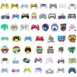 10/30/50PCS Gamepad Game Controller Stickers Decoration DIY Switch Phone Laptop Helmet Car Waterproof Sticker Toy For Kids Gift (ONLINE ORDER ONLY)
