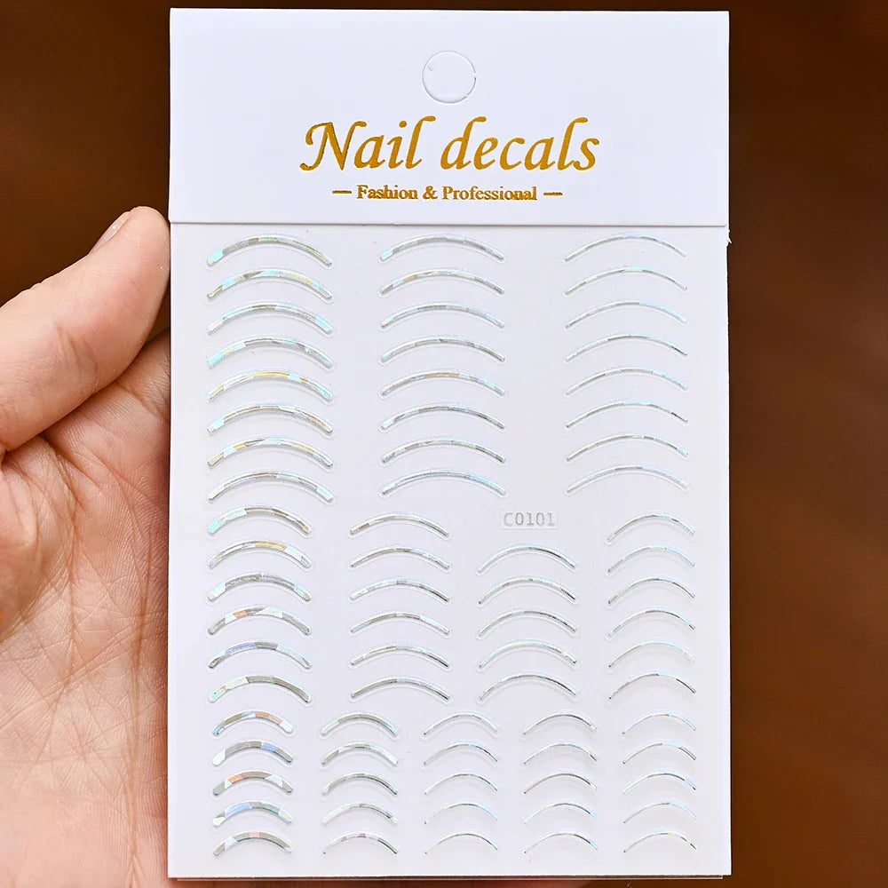 1PC Heart Love Design 3D Nail Art Sticker English Letter Self-Adhesive Slider Valentine's Day DIY Manicure Tips Accessories Tool (ONLINE ORDER ONLY)