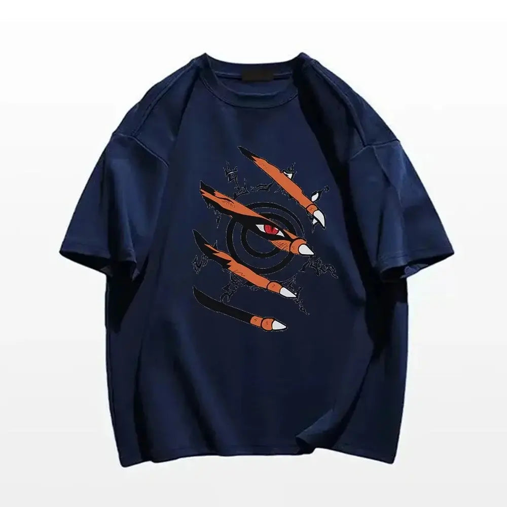 Naruto Graphic T-Shirt: Nine-Tails Seal Anime Top (ONLINE ORDER ONLY)