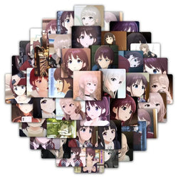 58pcs Anime Stickers for Laptop, Phone, Car, Suitcase, Water Bottle, Stationery, Refrigerator (ONLINE ORDER ONLY)