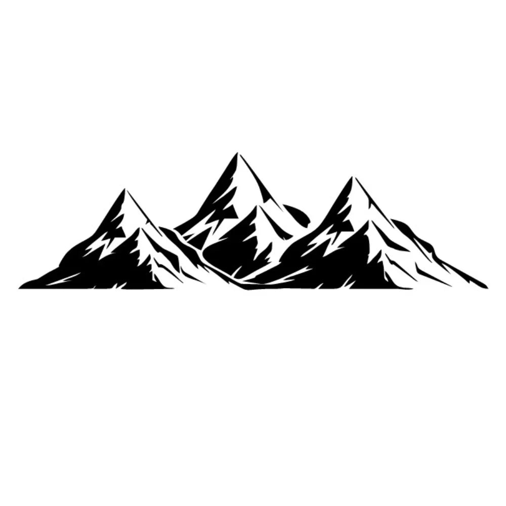 Door Side Stick Mountain Forest Decals for RV Off-Road PVC Waterproof Sunscreen Car Stickers (Online Order Only)