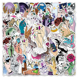 Magic Witch Hands Stickers PVC Waterproof Skateboard Notebook Graffiti Toy (ONLINE ORDER ONLY)