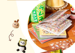 24piece/book Vitality Party Series Cut Film Sticker Book Y2K Journal Handbook Scrapbooking Kawaii Decoration Sticker Gift (ONLINE ORDER ONLY)
