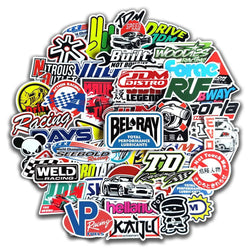 10/20/50/100pcs Cool JDM Stickers Auto Car Modify Motorcycle Scooter Bike Skateboard Laptop Graffiti Vinyl Decals Sticker Bomb (Online Order Only)