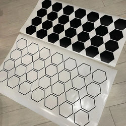 Honeycomb JDM Car Sticker Windshield Banner Night Run JDM Sport Competition Style Decorative Vinyl Decals Fits For Any Car (ONLINE ORDER ONLY)