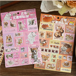 1pcs Y2K Retro Cute Pet Sticker for Laptop Phone Camera Journal Scrapbook Kawaii Decoration Sticker Kids Gift (ONLINE ORDER ONLY)