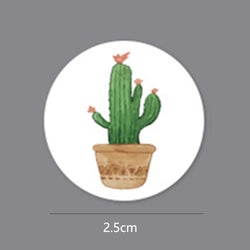 100-500pcs Round Cartoon Sticker 1Inch Thank You Stickers for Gift Cards Envelope Paper Scrapbook Sealing Label (ONLINE ORDER ONLY)