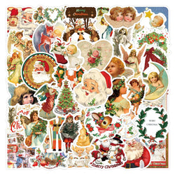 Christmas Angel Santa Stickers Decals for Notebook Phone Bike Suitcase Laptop Fridge (Online Order Only)