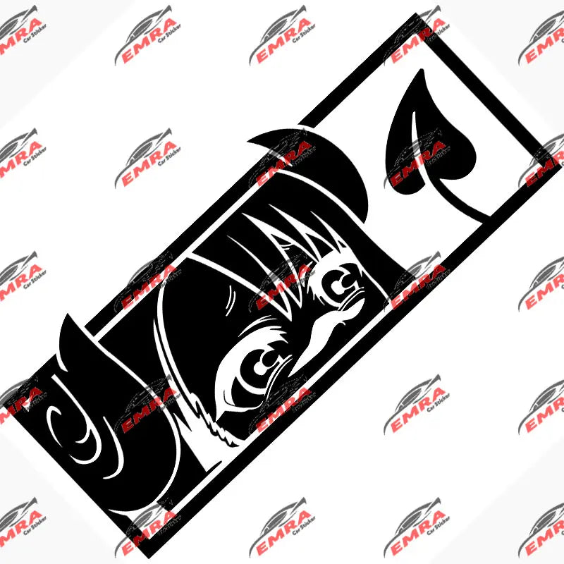 Anime Sticker For Car Stickers Die Cutting PVC Vinyl Decal Demon Girl Window Bumper Decoration External Accessories (ONLINE ORDER ONLY)