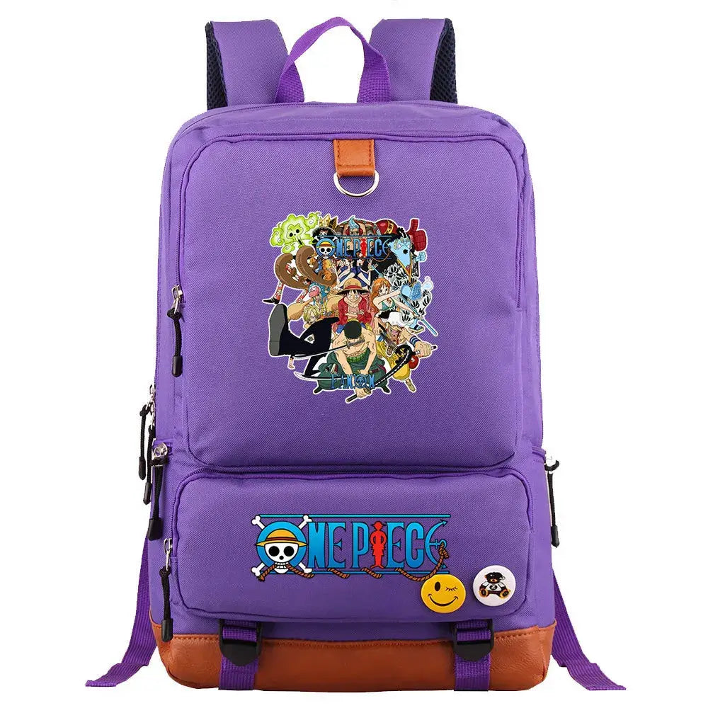 One Piece Luffy Printed Unisex Backpack School Travel Bag (ONLINE ORDER ONLY)