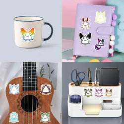10/50pcs Therian Symbol stikcers Fox Therian graffiti Stickers for DIY Luggage Laptop Skateboard Motorcycle Bicycle Stickers (Online Order Only)