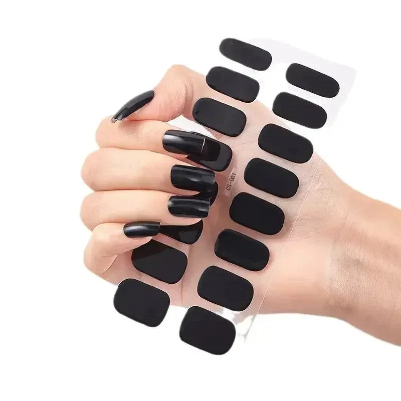 Ultra-Thin Non-Trace Full Stickers Wear-Free Nail Imitation Diamond Waterproof Film Nail Stickers Patch Glitter Nail Art Sticker (ONLINE ORDER ONLY)