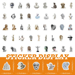 10/30/50/100PCS David Angel Art Statuary Stickers Decals Decoration DIY Waterproof Phone Laptop Fridge Guitar Car Sticker Toys (ONLINE ORDER ONLY)