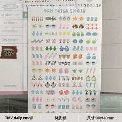 Korean Ins Creative Small Stickers Mobile Phone Camera Journal Collage Material Kawaii Decoration Sticker Gift (Online Order Only)