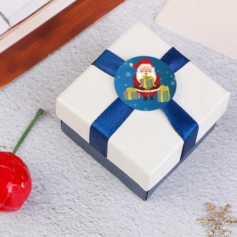 50-500Pcs Cartoon Merry Christmas Tree Label kids Stickers for Gift Package Wrapping Festival Party Baking Paper Seal Stickers (ONLINE ORDER ONLY)
