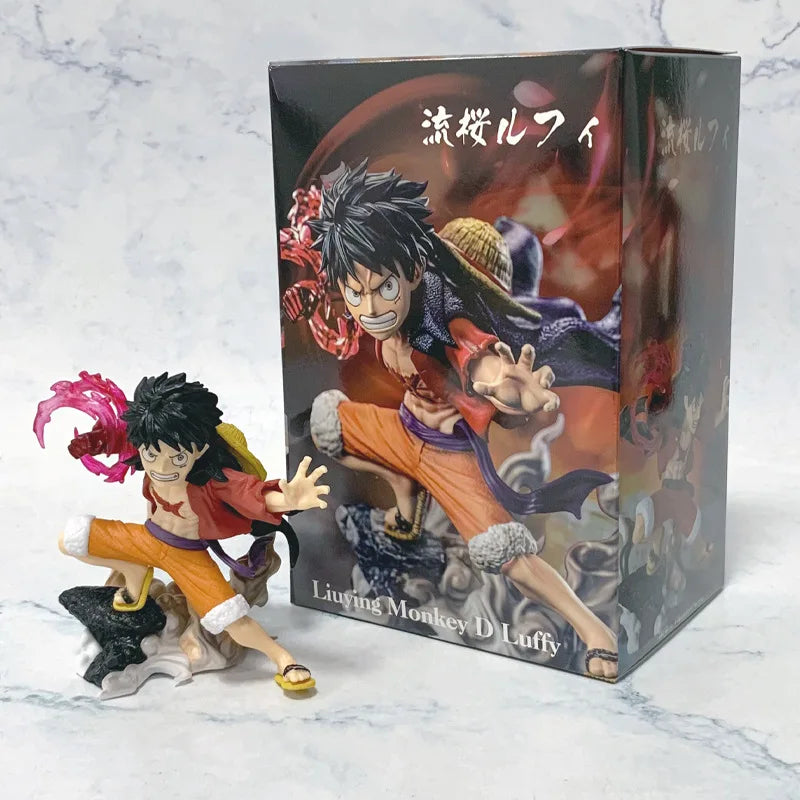 One Piece Luffy Figures: Flowing Cherry Sakura Model (ONLINE ORDER ONLY)