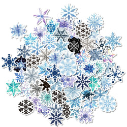 50pcs Snowflake Graffiti Stickers for Helmet, Wall, DIY Decoration Wholesale (Online Order Only)