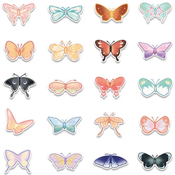 10/40Pcs Lovely Butterfly Label Stickers Set Decorative Stationery Craft Stickers Scrapbooking Diy Diary Album Stick Label (Online Order Only)