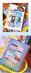50Pcs/lot Ins Cute Bear Stickers Planner Journal Collage DIY idol card Decoration Material Scrapbook Sticker Kawaii Stationery (ONLINE ORDER ONLY)