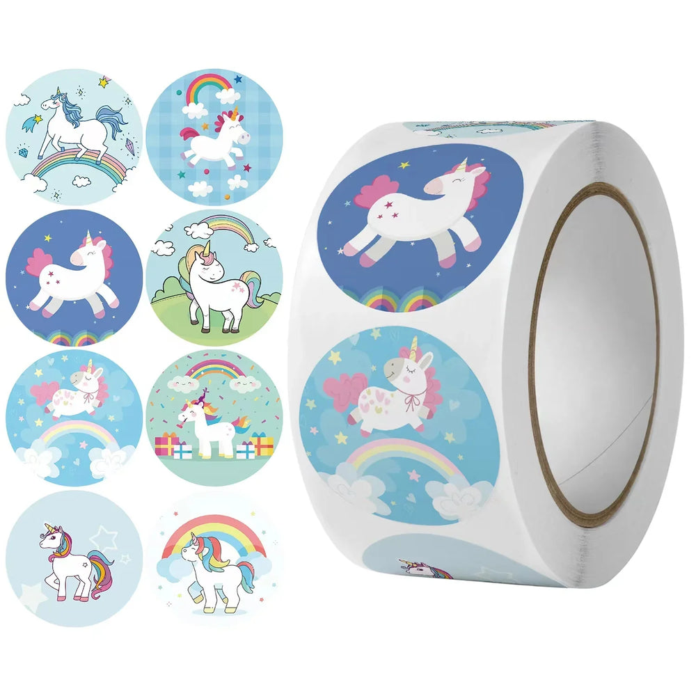 100-500pcs Cute Cartoon Animal Stickers Kids Rewards Labels Encouragement Scrapbook Decorative Stationery Stickers (ONLINE ORDER ONLY)
