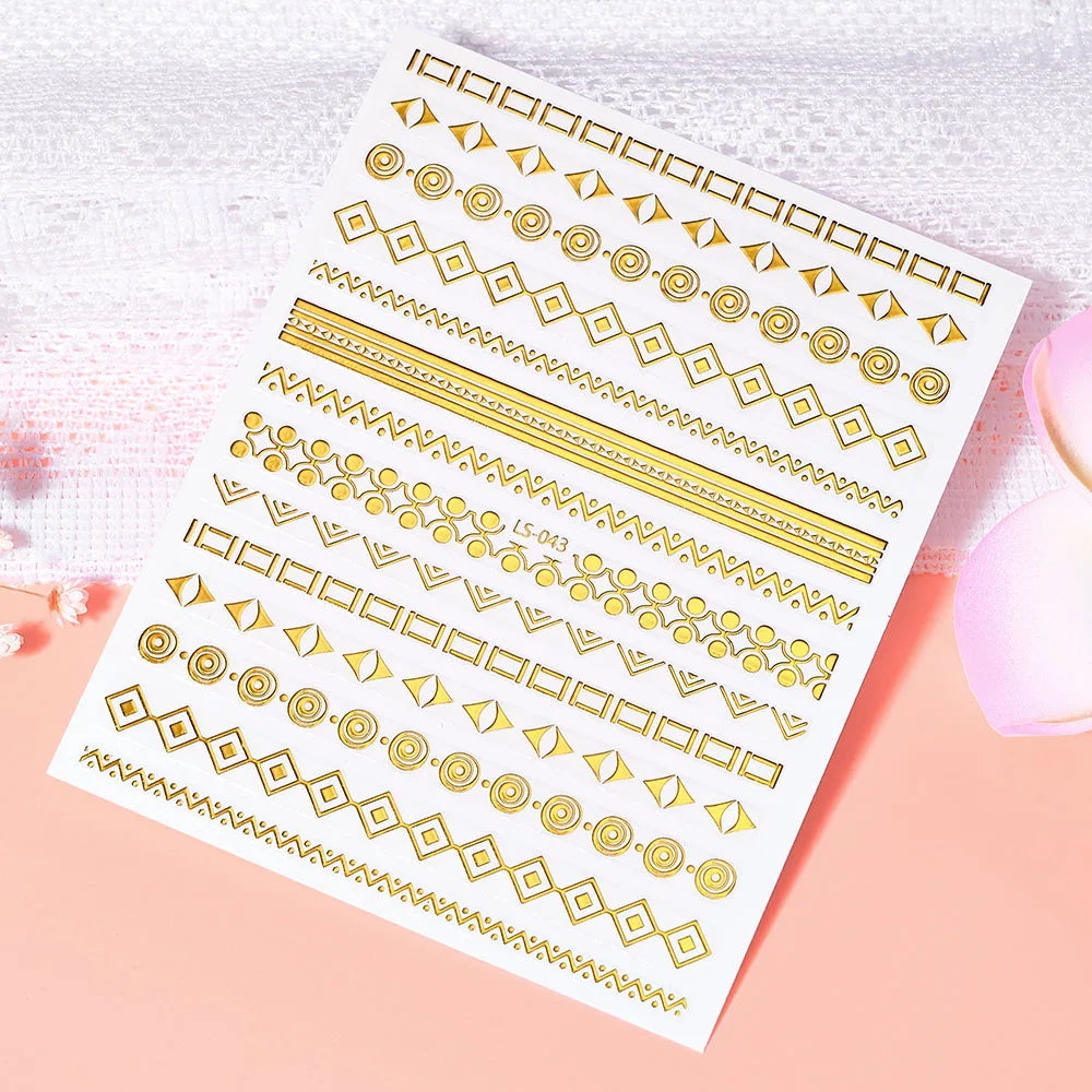 1PC Heart Love Design 3D Nail Art Sticker English Letter Self-Adhesive Slider Valentine's Day DIY Manicure Tips Accessories Tool (ONLINE ORDER ONLY)