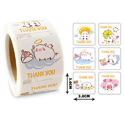 300pcs/Roll Cute Animal Motivational Stickers for Kids Reward & Self-Adhesive Labels for Elementary Students Stationery Stickers (ONLINE ORDER ONLY)