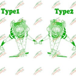 Anime Car Sticker Large Stickers External Accessories Assassin For Door Hood Decoration Style Spirit Styling PVC Vinyl Decal (ONLINE ORDER ONLY)