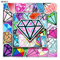 Cartoon Diamond Stickers for Car, Skateboard, Laptop, Phone - 10/30/50PCS (ONLINE ORDER ONLY)