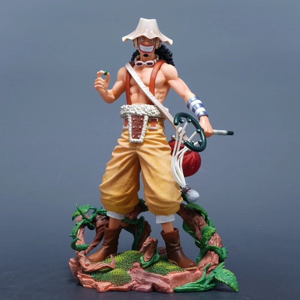One Piece Usopp Figure: 25cm God Usopp Anime Statue (ONLINE ORDER ONLY)