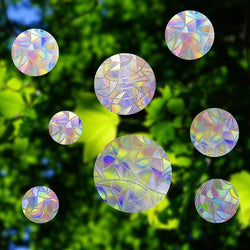 Rainbow Suncatcher Window Stickers PVC Cat Butterfly Prism Glass Wall Sticker Home Kids Bedroom Decoration Self Adhesive Decal (ONLINE ORDER ONLY)
