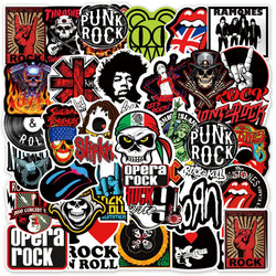 Full Color Rock And Roll Music Band Sticker Packs (ONLINE ORDER ONLY)