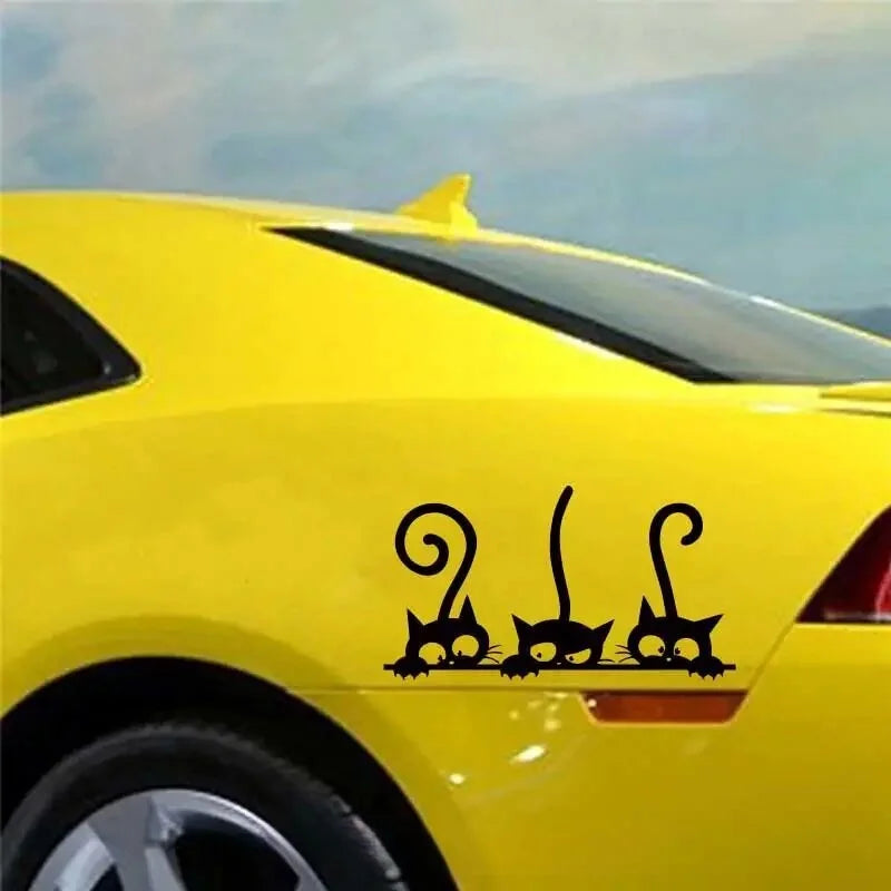 Cat family Stickers，cute&funny for cats lovers ，for cars trucks motorcycles and laptops！ (ONLINE ORDER ONLY)