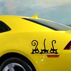 Cat family Stickers，cute&funny for cats lovers ，for cars trucks motorcycles and laptops！ (ONLINE ORDER ONLY)