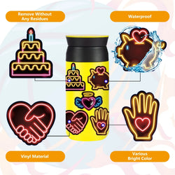 50Pcs New Neon Series Graffiti Stickers Suitable for Laptop Helmets Desktop Decoration DIY Stickers Toys Wholesale (ONLINE ORDER ONLY)
