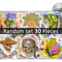 20/30/50Pieces, Monster Stickers, Zombie Demon Witch Skeleton Cthulhu, Retro Gothic, for DIY Creative Decoration, Funny Sticker (ONLINE ORDER ONLY)