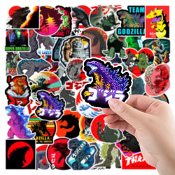 50pcs Godzilla Monster Graffiti Sticker Car Mobile Phone Water Cup Decoration Waterproof Sticker (Online Order Only)