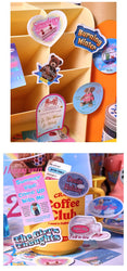 50Pcs/lot Ins Cute Bear Stickers Planner Journal Collage DIY idol card Decoration Material Scrapbook Sticker Kawaii Stationery (ONLINE ORDER ONLY)