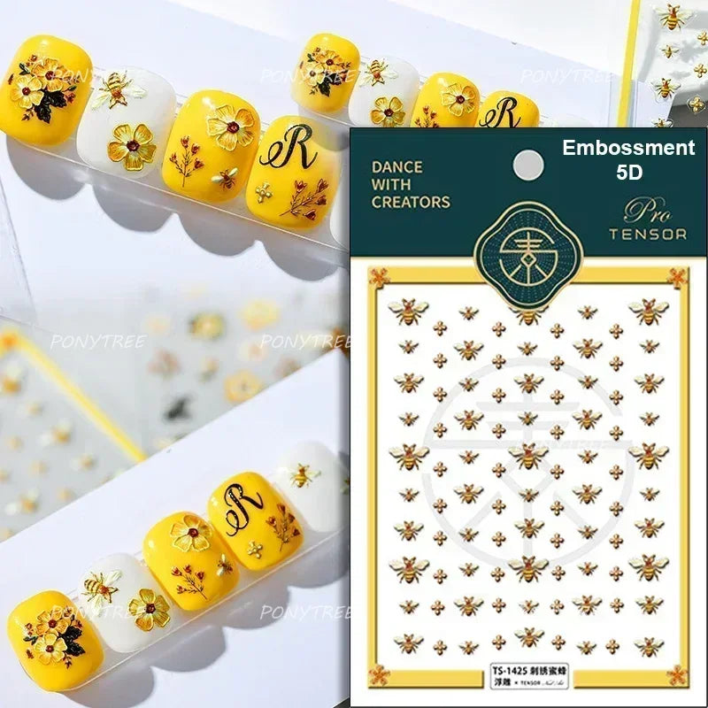 Hot Stamping Silver Rose Gold Tender Leaf Branches Flower Slash Leaves Maple Leaves Ginkgo Plant Flower Nail Art Stickers Decals (ONLINE ORDER ONLY)
