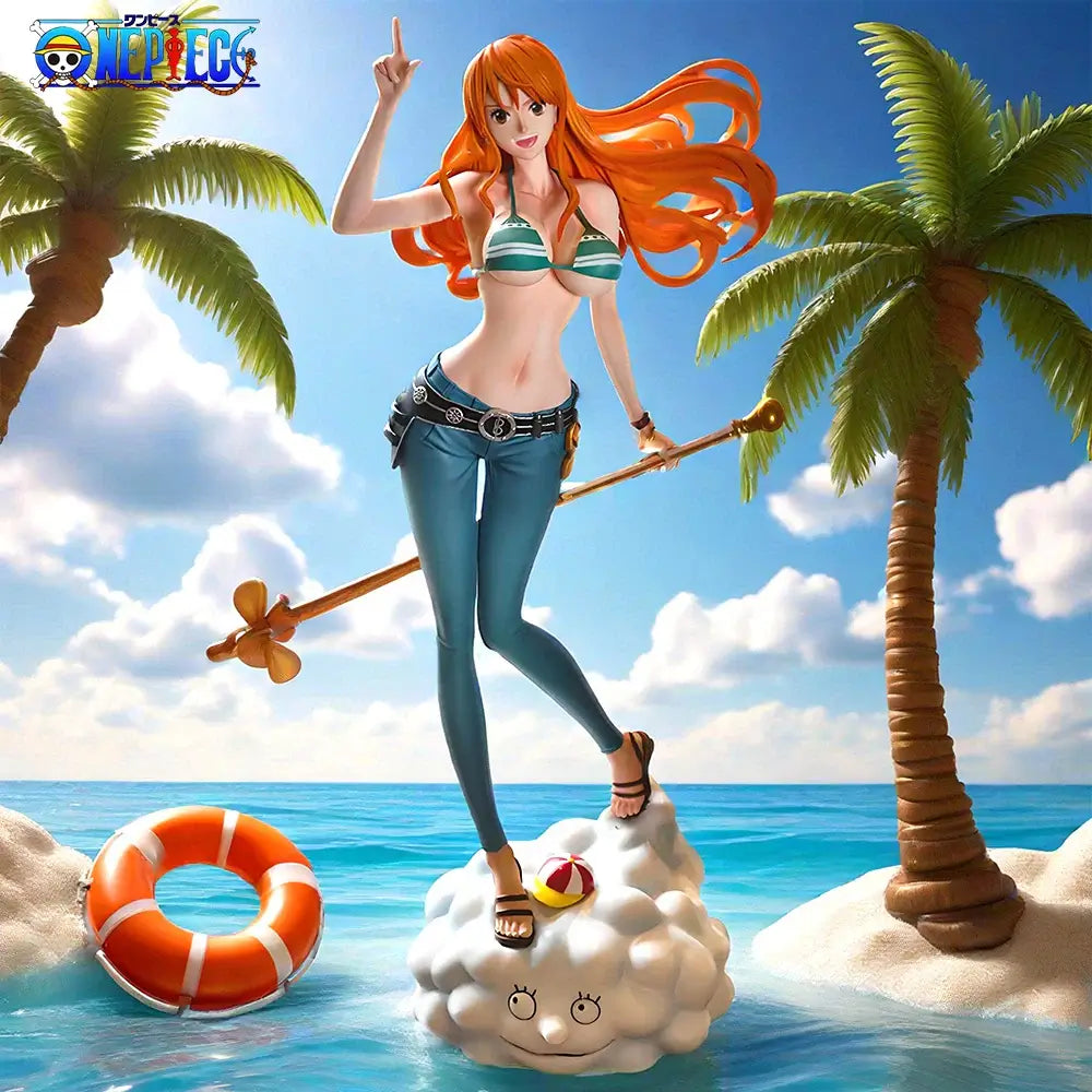 One Piece Nami Figure: 22cm Cat Burglar Anime Statue (ONLINE ORDER ONLY)