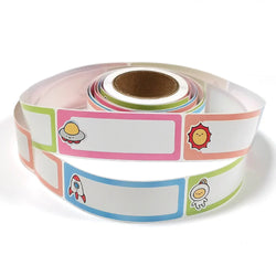 120pcs/roll Cartoon Handwritten Children's Student Name Stickers Kitchen Refrigerator Reminder Food Storage Marker Stickers (ONLINE ORDER ONLY)