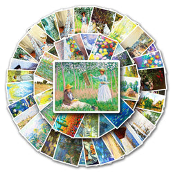 Monet Style Graffiti Stickers for Kids Laptop Luggage Car Motorcycle (Online Order Only)
