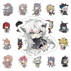 10/30/60PCS Arknights Stickers Cute Cartoon Sticker ACGN Game Graffiti Decals Laptop Phone Guitar Car Bike Skatebaord Kids Toys (ONLINE ORDER ONLY)