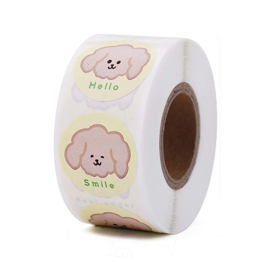 100-500pcs Animal Dog Reward Sticker Cute Cartoon Stickers For Children Holiday Gift Decoration DIY Decorative Stationery (ONLINE ORDER ONLY)